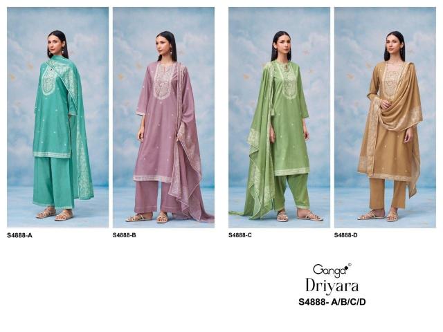 Ganga driyara 4888 cotton dress material wholesaler on fb